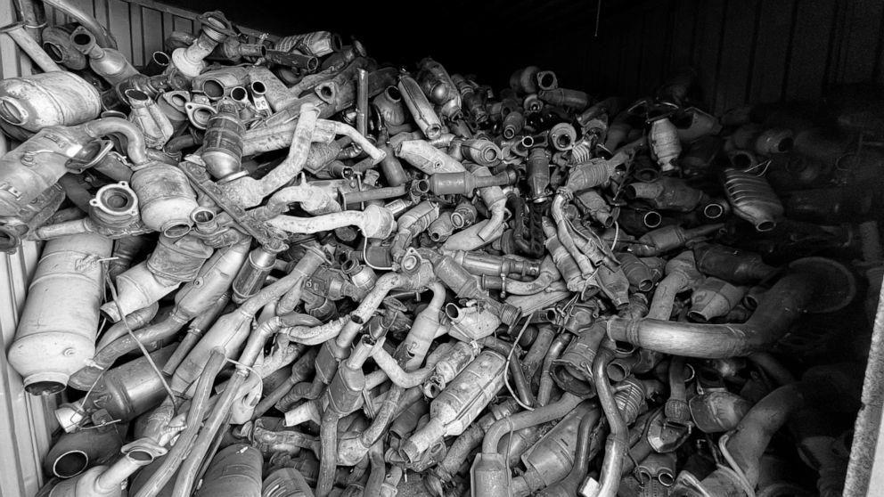 Phoenix cops discover 1,200 catalytic converters as thefts soar