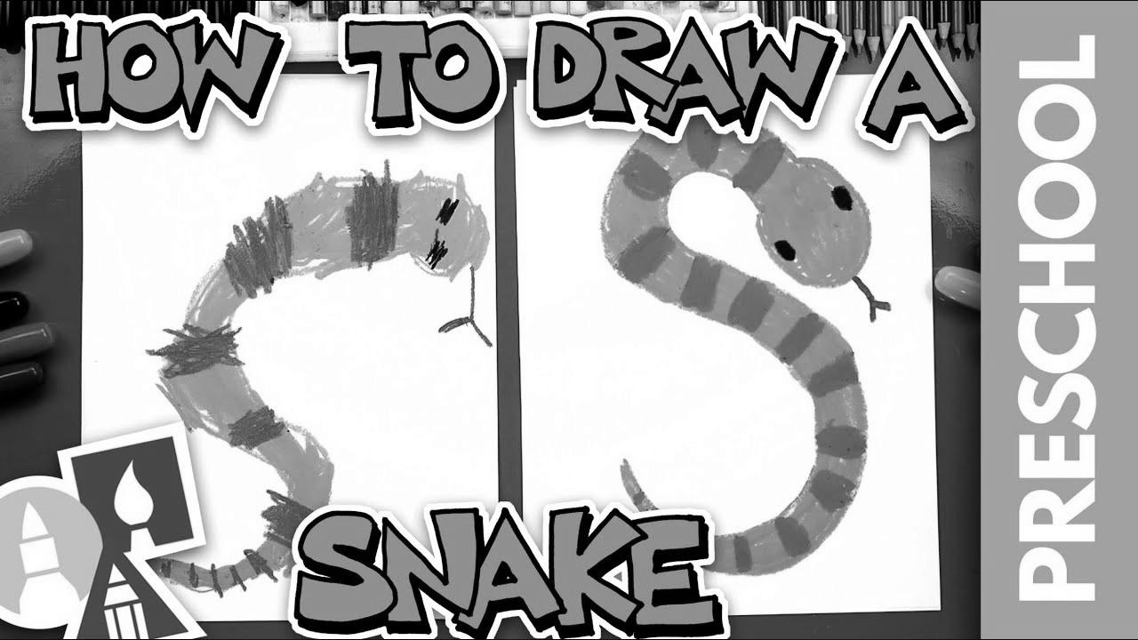How To Draw A Snake Preschool How To Draw A Snake Preschool