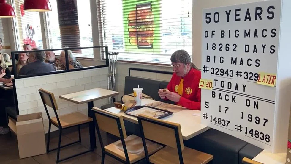 Wisconsin man celebrates 50 years of consuming Massive Macs daily