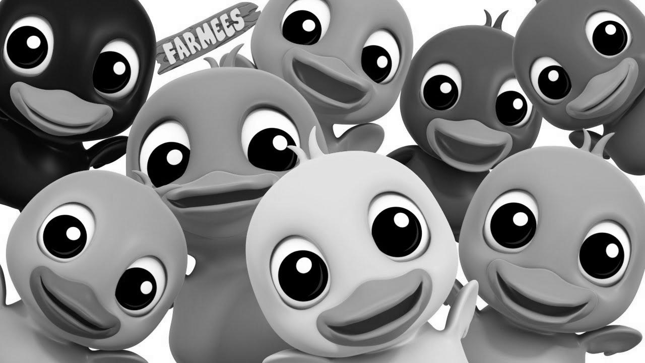 Be taught Colors With Ducks |  Learning colors song for Children by Farmees